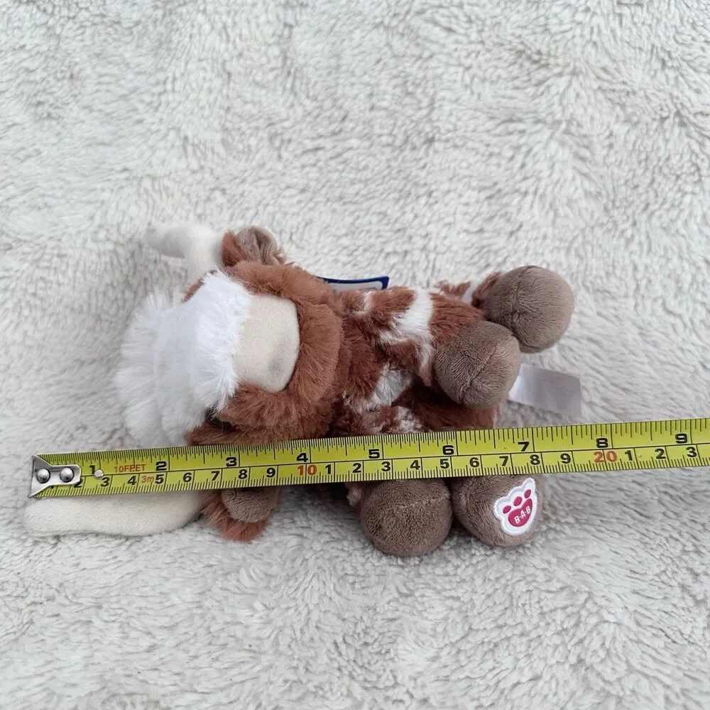 Build A Bear Workshop Longhorn Cow Mini Beans 5” Plush Toy